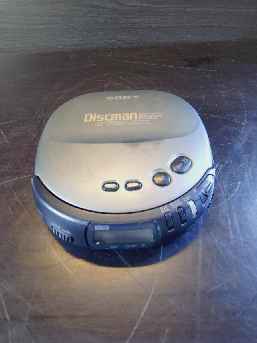 SONY ポータブルCDプレーヤー ディスクマン ESP D-245 