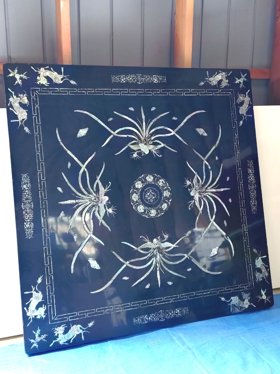 螺鈿　テーブル板