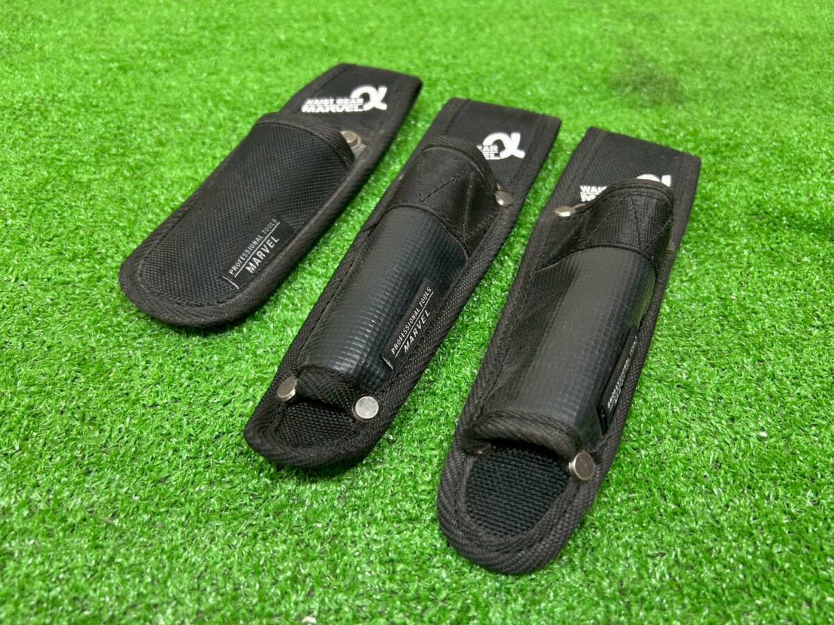 （S1271)　工具袋 工具差し 工具ホルダー 工具バッグ ポーチ等 3点セット マーベル
