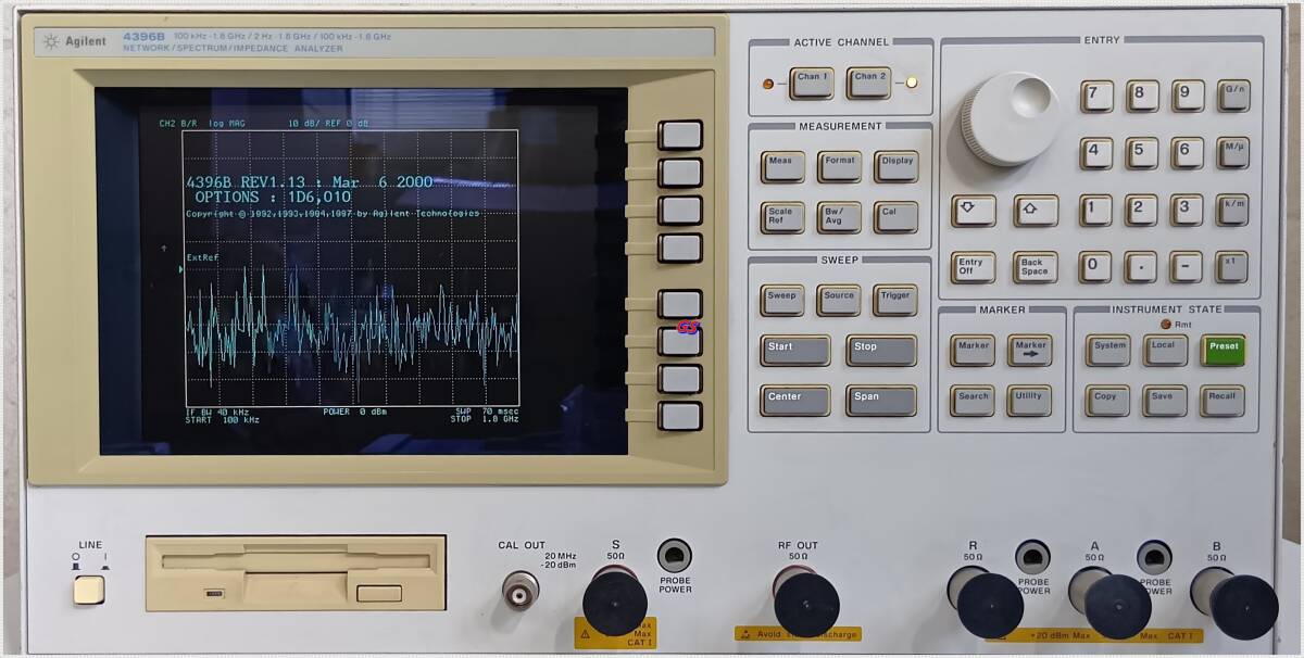 Agilent 4396B NETWORK/SPECTRUM/IMPEDANCE ANALYZER 
