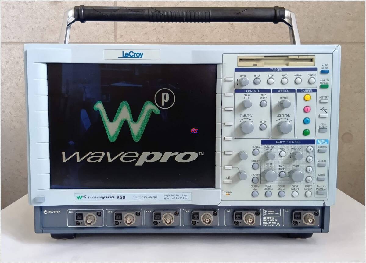 LecRoy WavePro 950 1GHz Oscilloscope Single 16GS/s 1Mpts Quad 4GS/s 250kpts 
