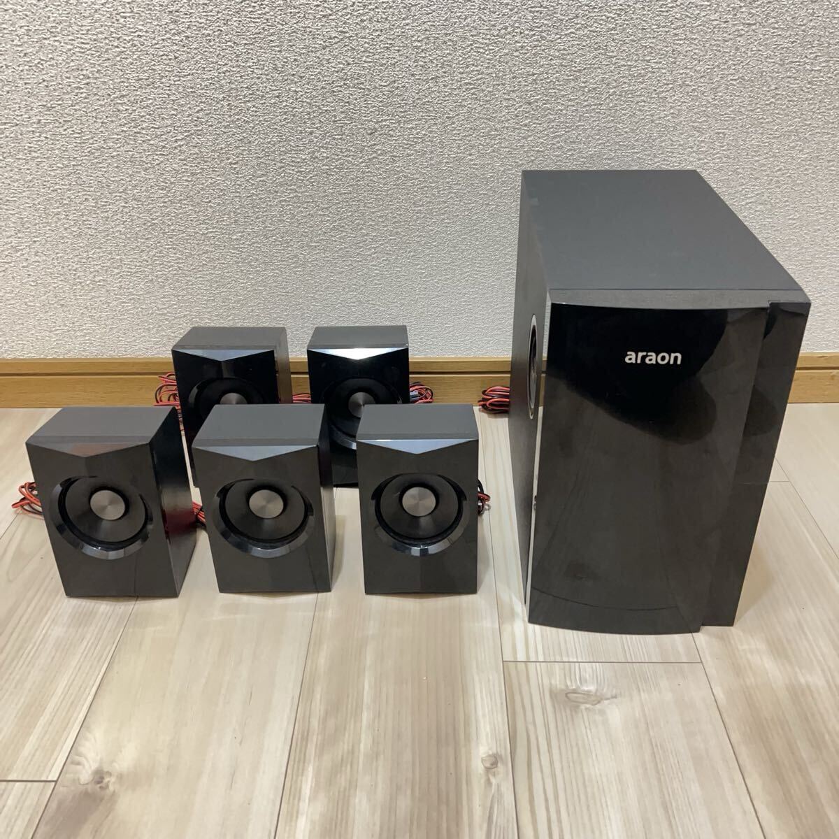 5.1chサラウンドシステム ホームシアター スピーカーセット 中古 未チェック ジャンク扱い