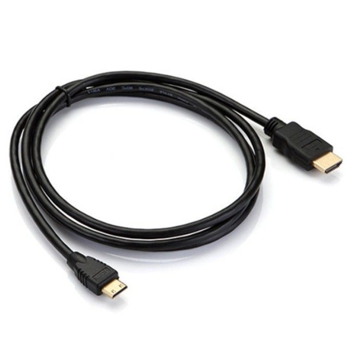 mini HDMI - HDMI 変換ケーブル 1m ミニHDMI タイプCオス to HDMI タイプAオス
