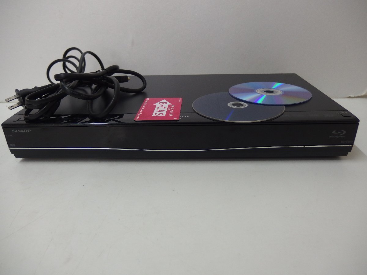 10▲/Zク3603 保証有 ☆ SHARP AQUOS ブルーレイディスクレコーダー BD-S560 2014年製 中古