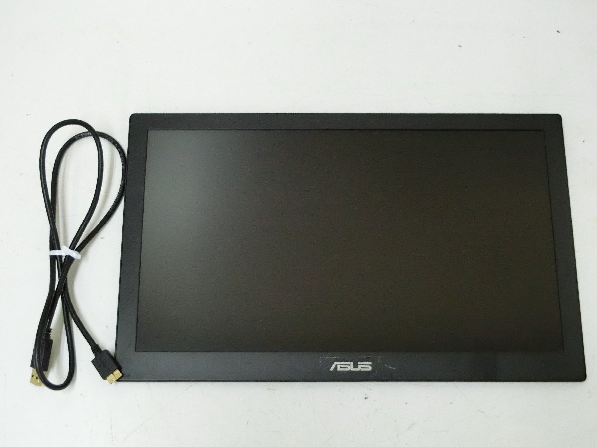 8▲/Zク5899 ASUS MB168 モバイルモニター 15.6型ポータブルモニター 中古 保証無