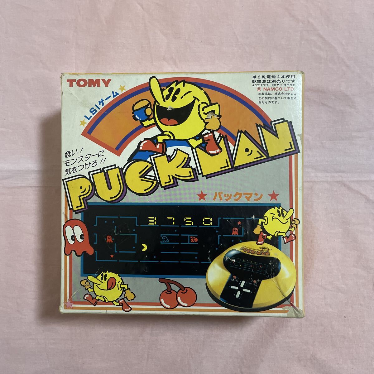 現状品 通電可 TOMY トミー LSIゲーム パックマン PAC-MAN 当時物 昭和レトロ ACアダプター欠品 電池別売り