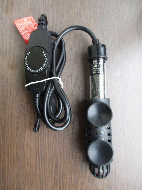★【美品】テトラ【ミニヒーターコントロール 100Ｗ】40L(45cm)以下水槽用・温度可変式ヒーター★