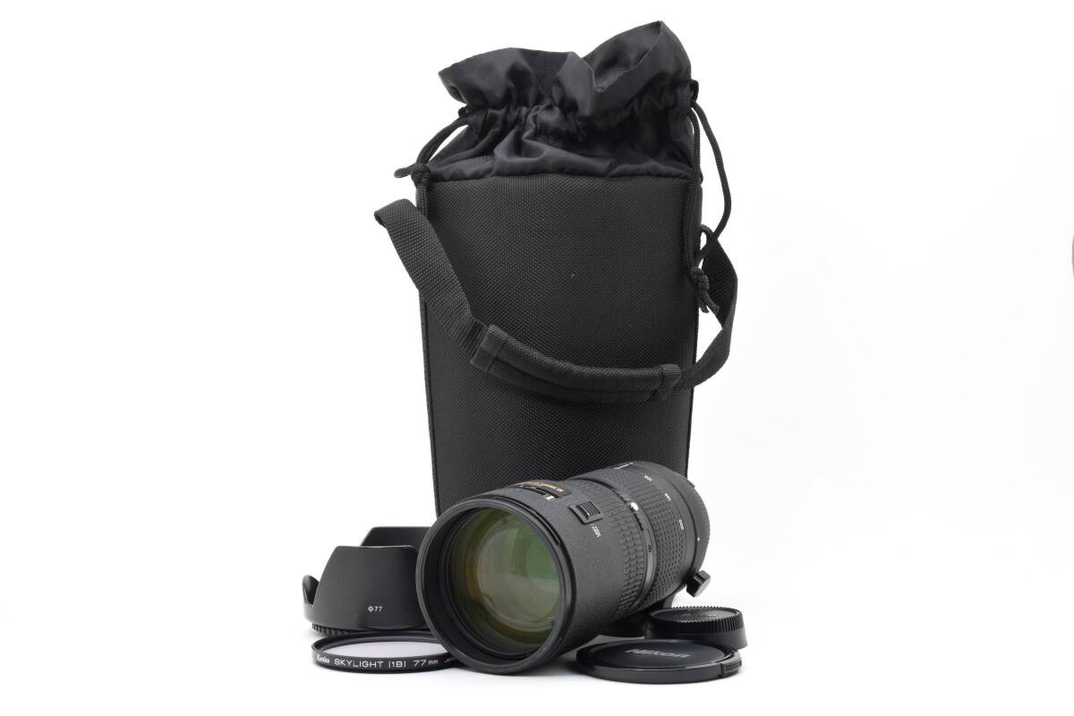 ★動作品★ Nikon ニコン AF NIKKOR 80-200mm F2.8D ED NEW ケース(社外) フード（社外） FRキャップ付