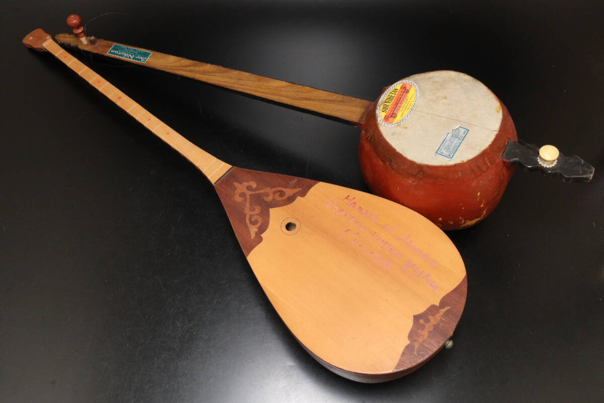 P バングラデシュ カザフスタン 民族楽器 エクタラ トゥンビ ドンブラ 2点