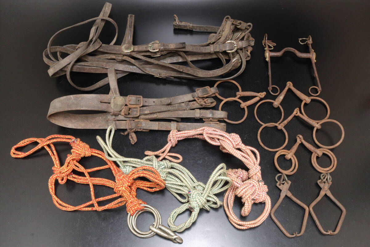 P 時代物 武具 馬具 馬銜 頭絡 まとめて
