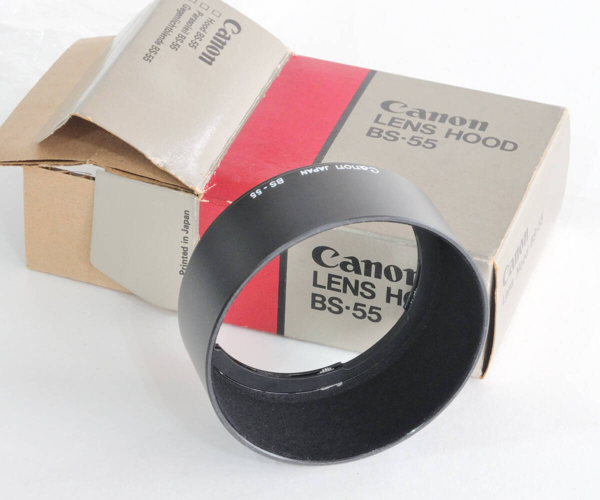 未使用品 Canon キヤノン レンズフード BS-55（デッドストック）