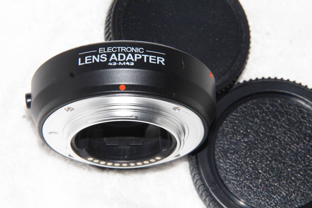 FOTGA ELECTRIC フォーサーズ マイクロフォーサーズ マウントアダプター 4/3-M4/3 FT-MFT 電子接点付 43-M43（AF・AE連動対応）
