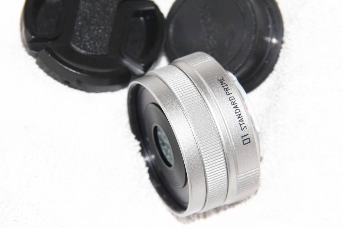 ペンタックス SMC PENTAX Qシリーズ用 01 STANDARD PRIME 8.5mm F1.9 AL IF シルバー 美品
