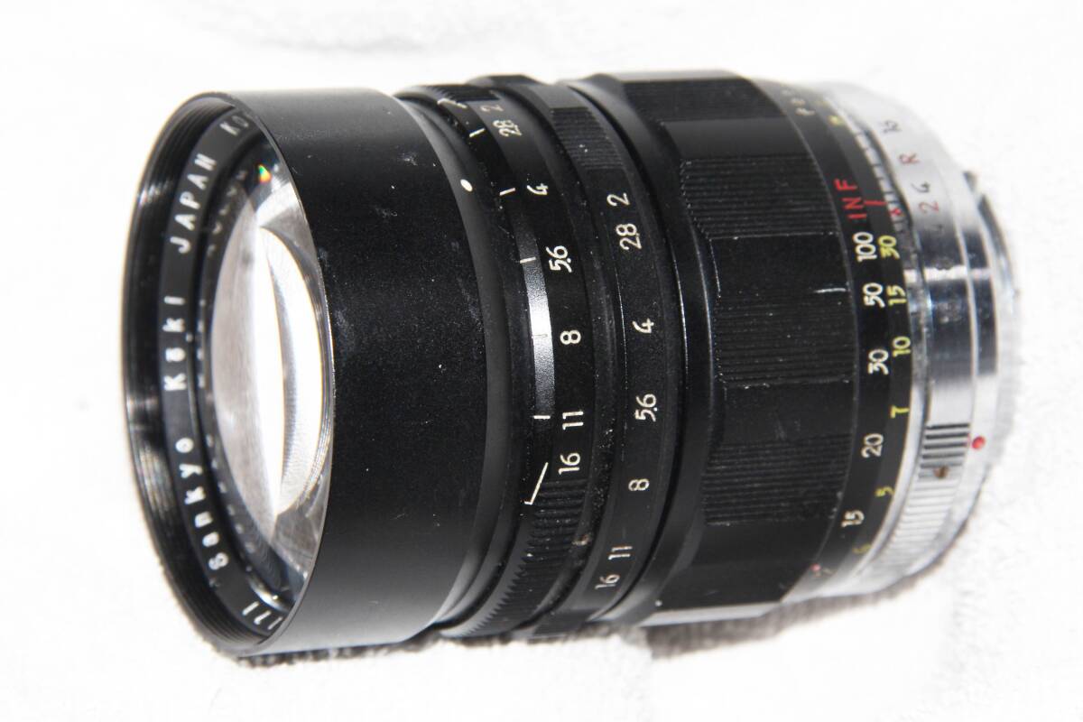 三協光機 SANKYO KOKI コムラー KOMURA 105mm F2 ミノルタ MINOLTA SRマウント ジャンク扱い