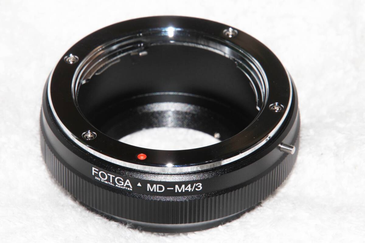 FOTGA マウントアダプター MD - M4/3 （ミノルタ MINOLTA MD - マイクロフォーサーズ） 美品 送料290円～