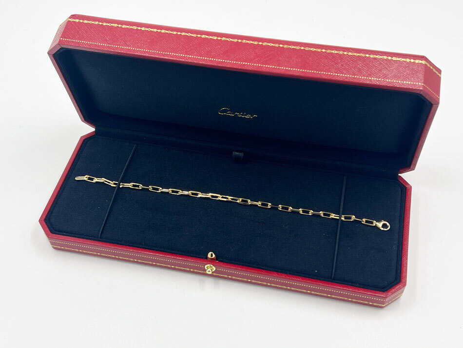 Cartier カルティエ サントス ドゥ カルティエ ブレスレット チェーン スモールモデル ブレス 750 K18 YG B6090300 新品 未使用品