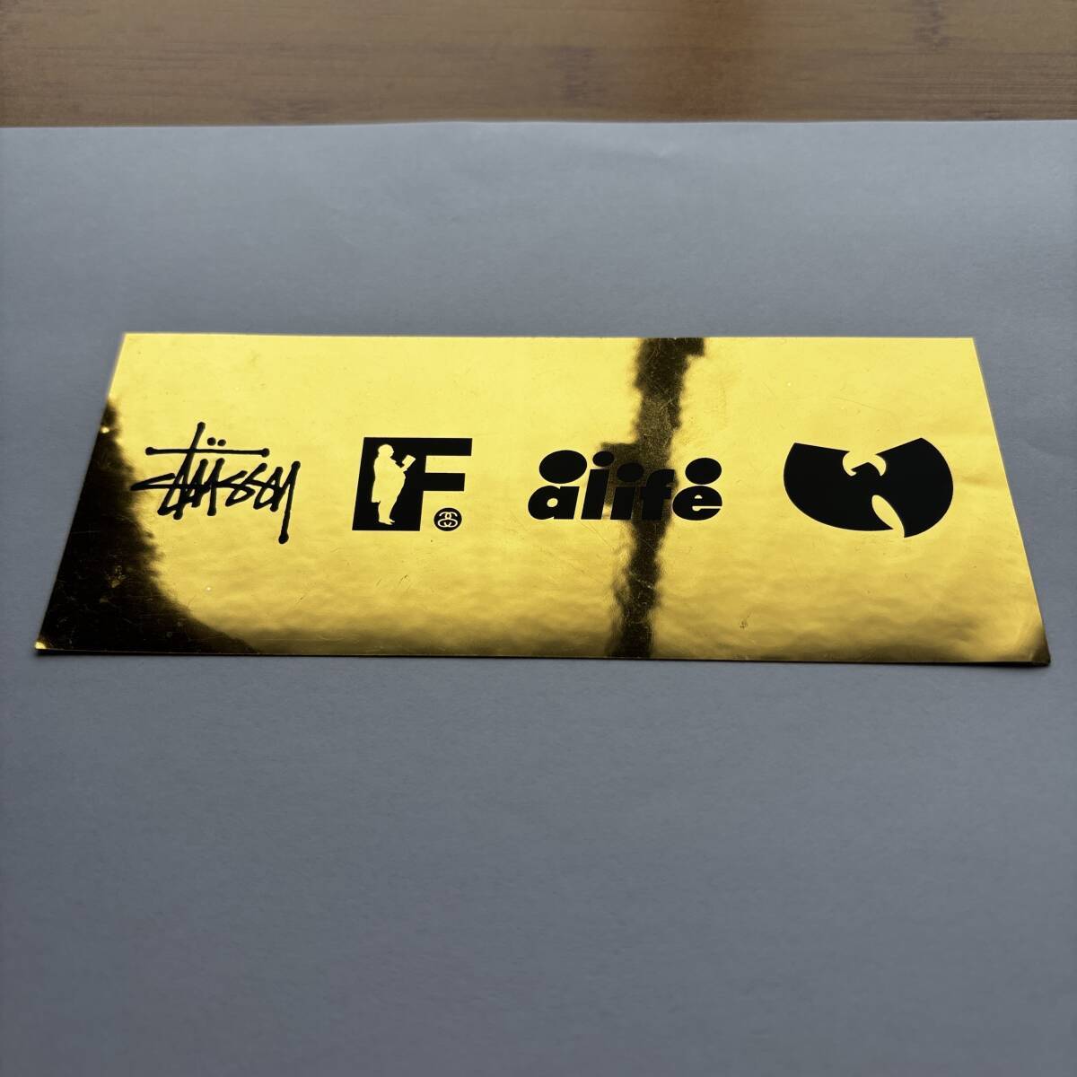 #STUSSY ステューシー Wu-Tang ウータン クラン 限定 非売品 ステッカー★来日 ライブ LIVE★検 オールド OLD ヴィンテージ ビンテージ