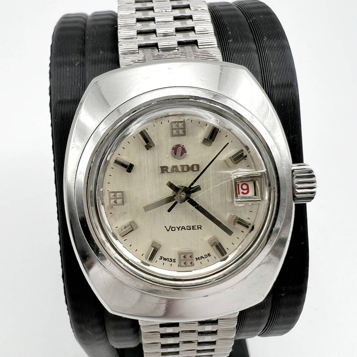 【動作確認済み】希少 RADO Voyager ラドー ボイジャー 自動巻き 腕時計 (B5)