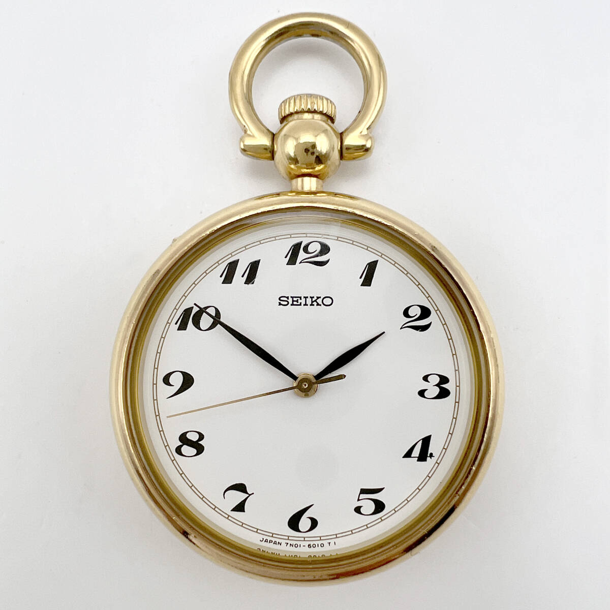 SEIKO セイコー 懐中時計 7N01-6010 電池交換済 (B4)
