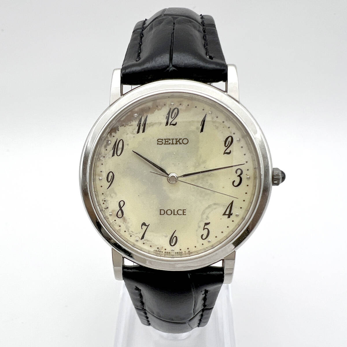 【電池交換済】SEIKO DOLCE セイコー ドルチェ 5E61-0A80 稼働品 (B6)