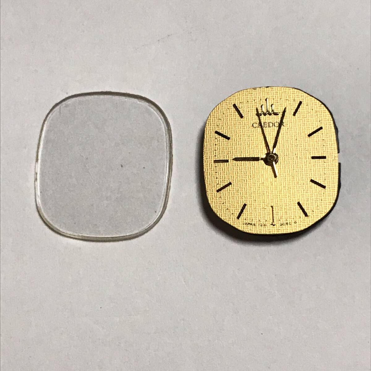 希少 セイコー クレドール 1271-0080 クォーツ 2石 動作未確認 ジャンク 部品取り 602-1⑧