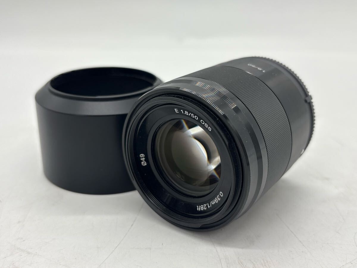 SONY ソニー E 1.8/50 OSS 0.39m/1.28ft カメラレンズ レンズ