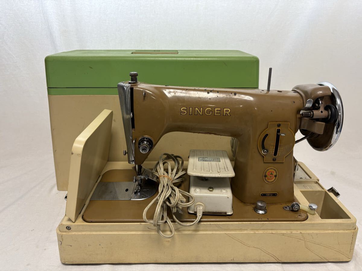 SINGER シンガー 191U ミシン 手工芸 アンティーク 裁縫 昭和レトロ 