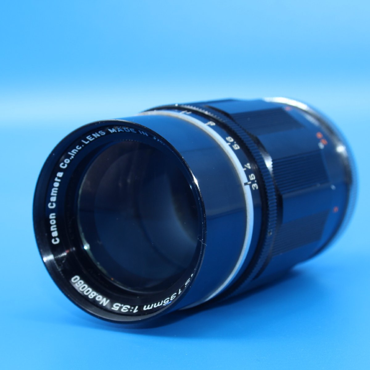 返品保証 Canon 135mm F3.5 L39マウント 同梱可 キヤノン MFレンズ 1円～