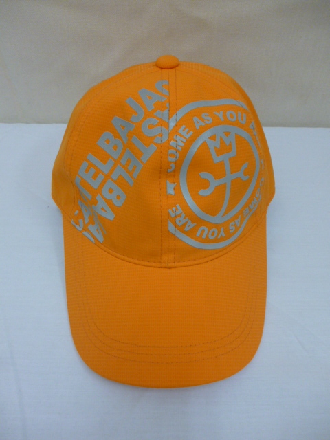 【M46846】CASTELBAJAC SPORT カステルバジャック キャップ 帽子 サイズ48 オレンジ 美品