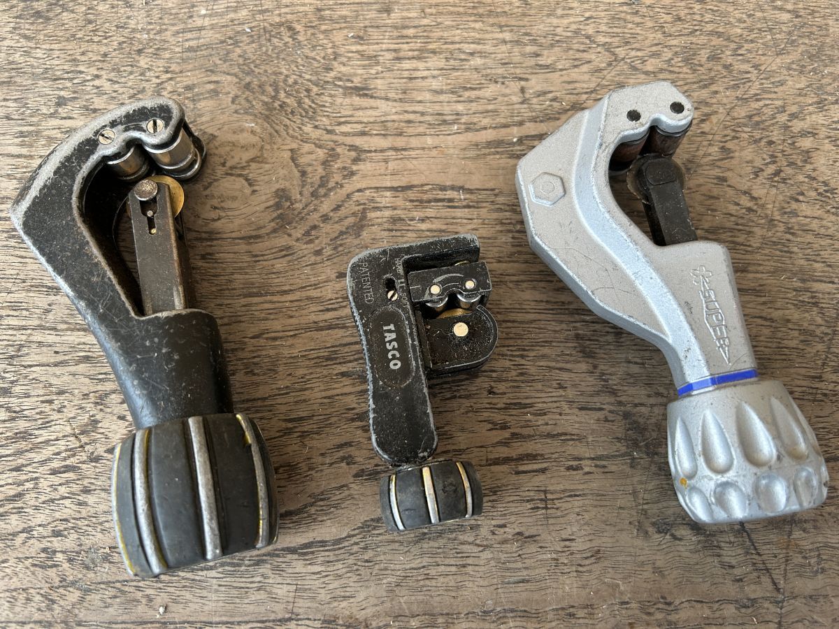 管壱d【まとめて】パイプカッター 3個セット TASCO SUPERTOOL まとめ売り 引退引き上げ品 配管工具 DIY 職人 業務用