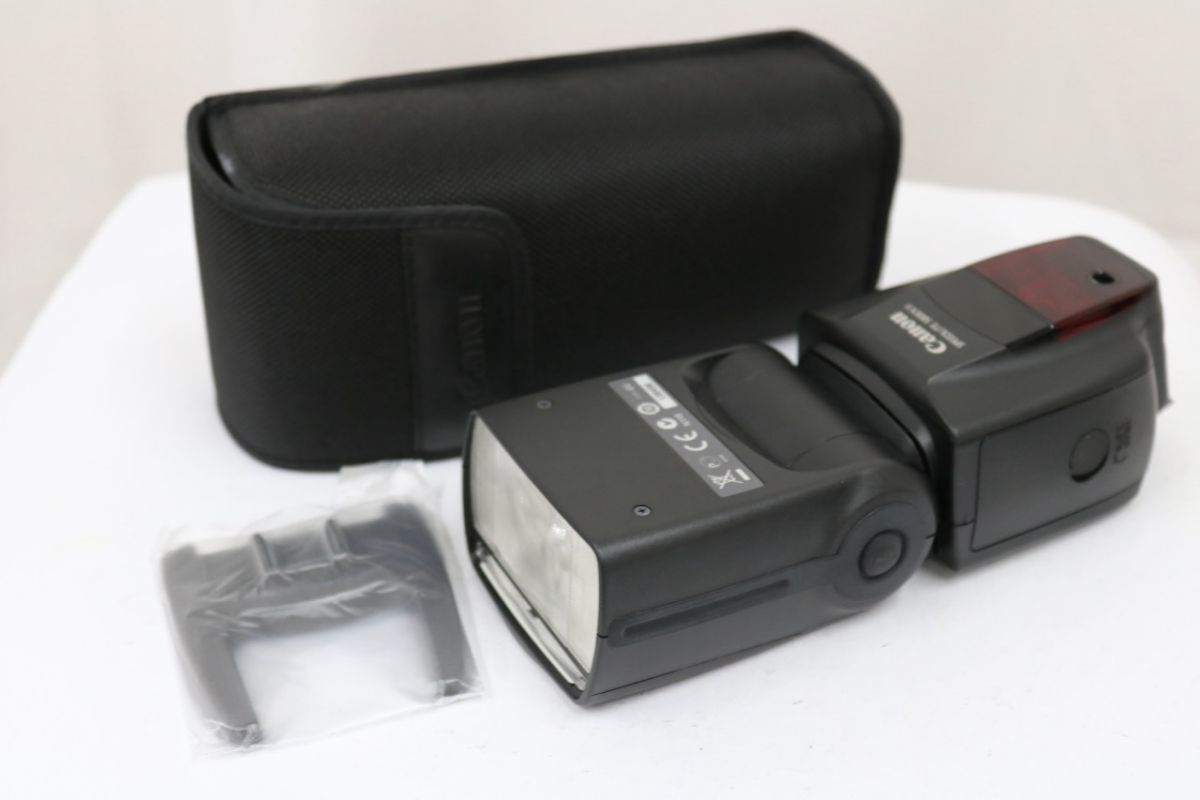 【返品保証】 キャノン Canon SPEEDLIGHT 580EX II ソフトケース付き ストロボ フラッシュ e10243