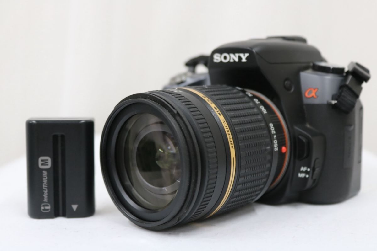 【返品保証】 Sony α550 TAMRON ASPHERICAL LD Di II AF 18-250mm F3.5-6.3 e10240