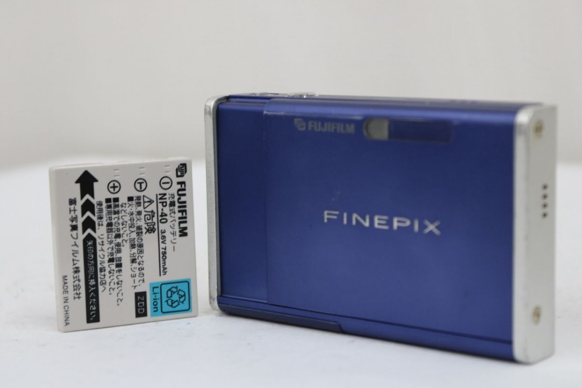 【返品保証】 フジフィルム Fujifilm FINEPIX Z1 ブルー 3x バッテリー付き コンパクトデジタルカメラ e10212
