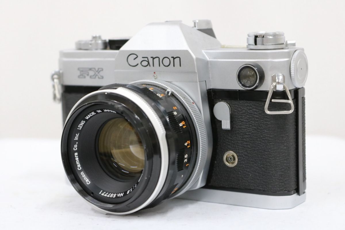 【返品保証】 キャノン Canon FX FL 50mm F1.8 ボディレンズセット e10203