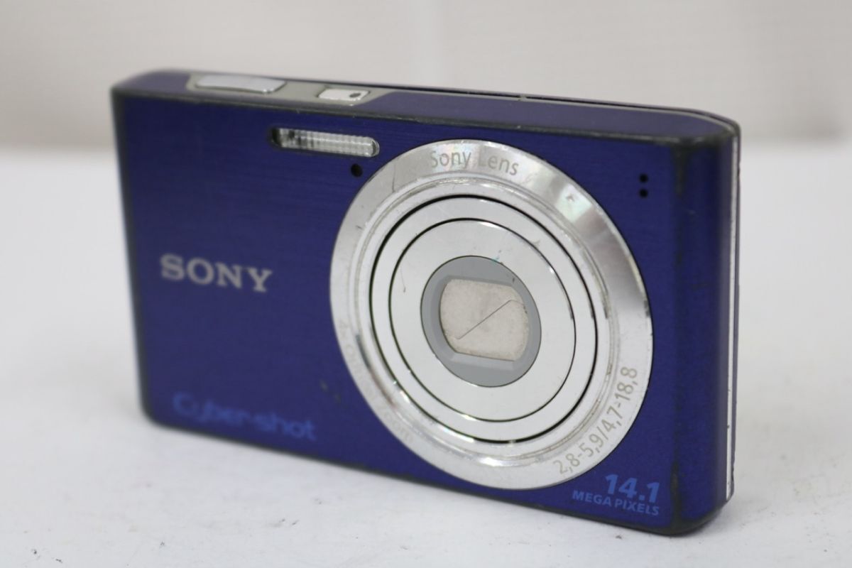 【返品保証】 ソニー Sony Cyber-shot DSC-W610 ブルー コンパクトデジタルカメラ e11387