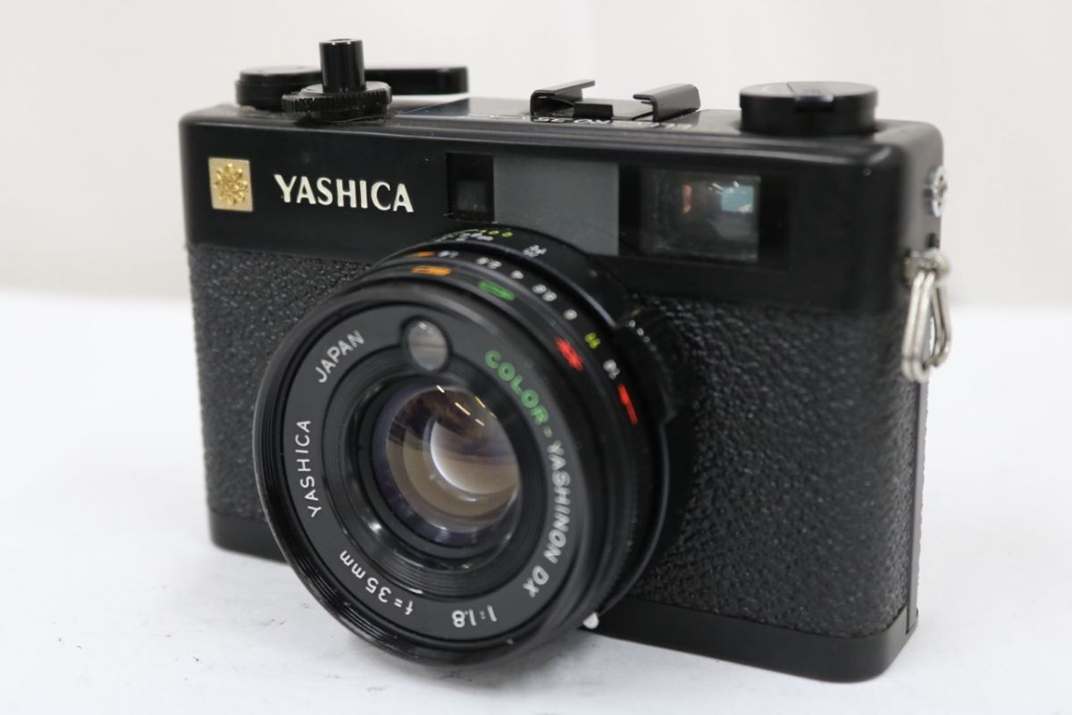 【返品保証】 ヤシカ Yashica ELECTRO 35 CC ブラック COLOR-YASHINON DX 35mm F1.8 e11374