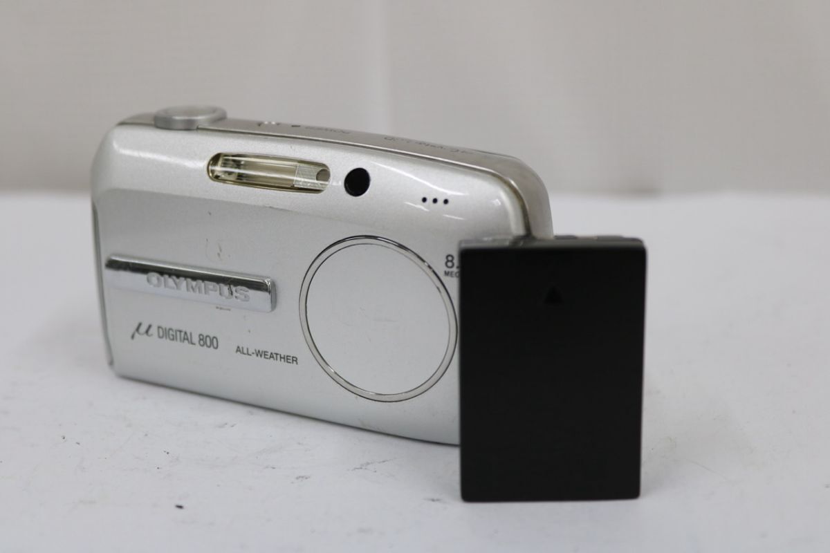 【返品保証】 オリンパス Olympus μ DIGITAL 800 3x バッテリー付き コンパクトデジタルカメラ e11354