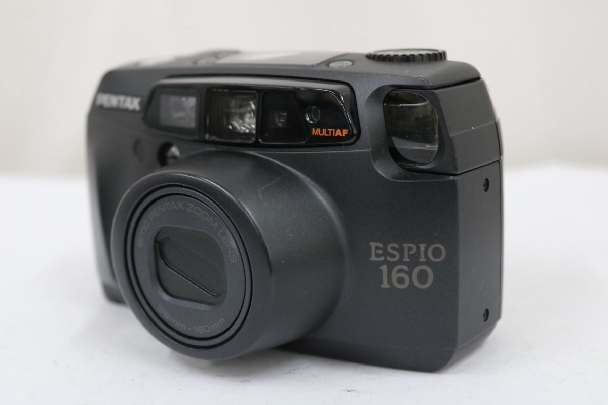 【返品保証】 ペンタックス Pentax ESPIO 160 ブラック 38mm-160mm コンパクトカメラ e11343