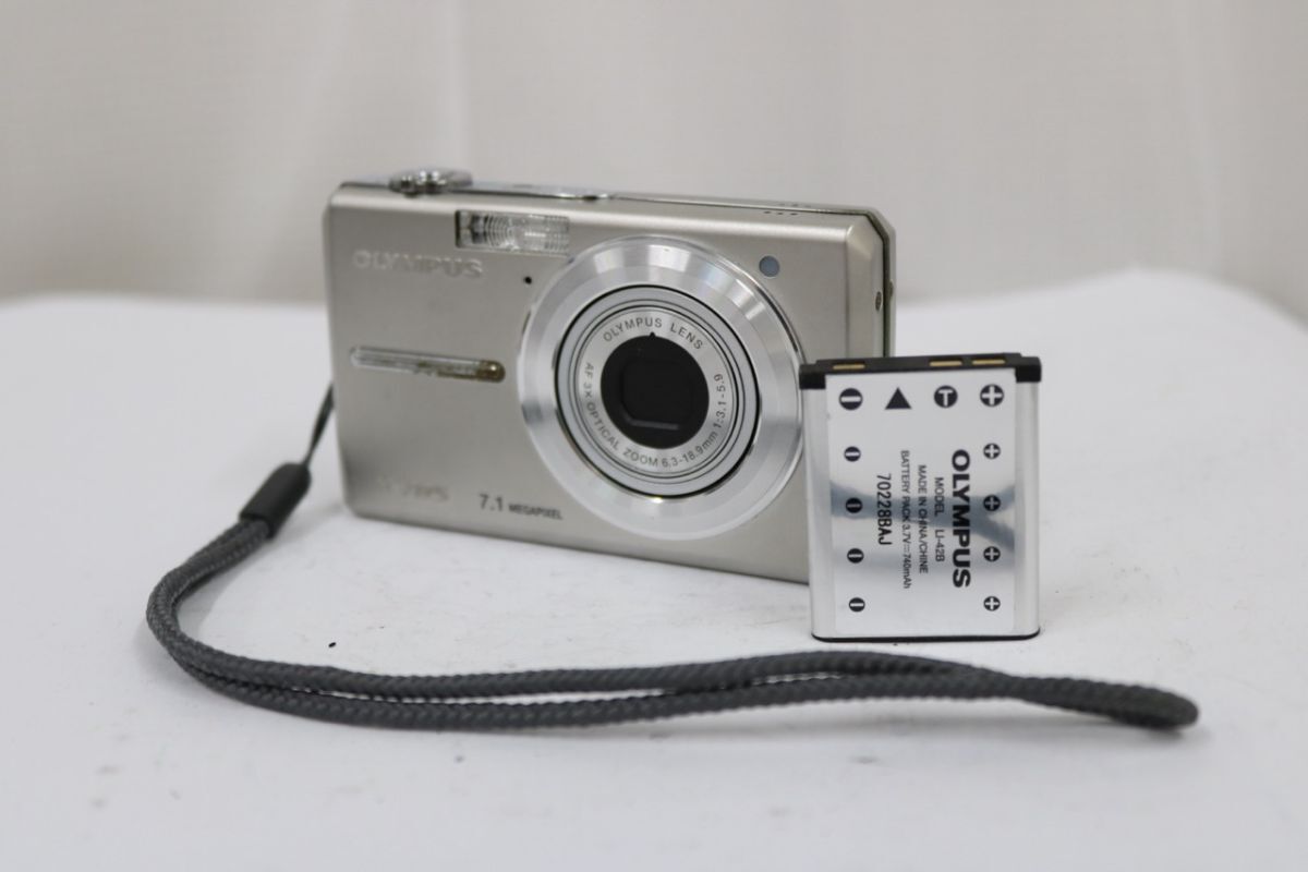 【返品保証】 オリンパス Olympus X-785 3x バッテリー付き コンパクトデジタルカメラ e11320