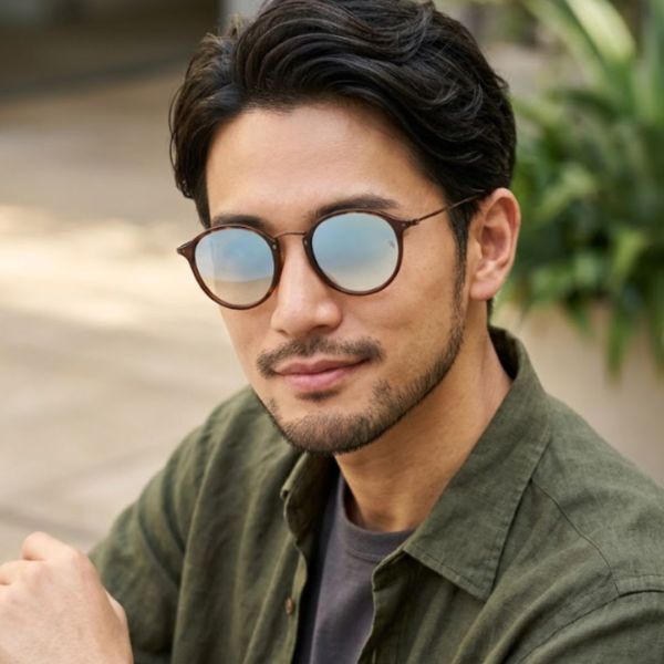 【レイバン/ラウンドフレック】Ray-Ban ROUND FLECK RB2447-N-F 6256/9U サングラス 52□21 　アジアンフィット　イタリア製