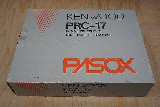 KENWOOD ケンウッド 昭和レトロ パーソナル無線用 PASOX TELEPHONE 外箱付き