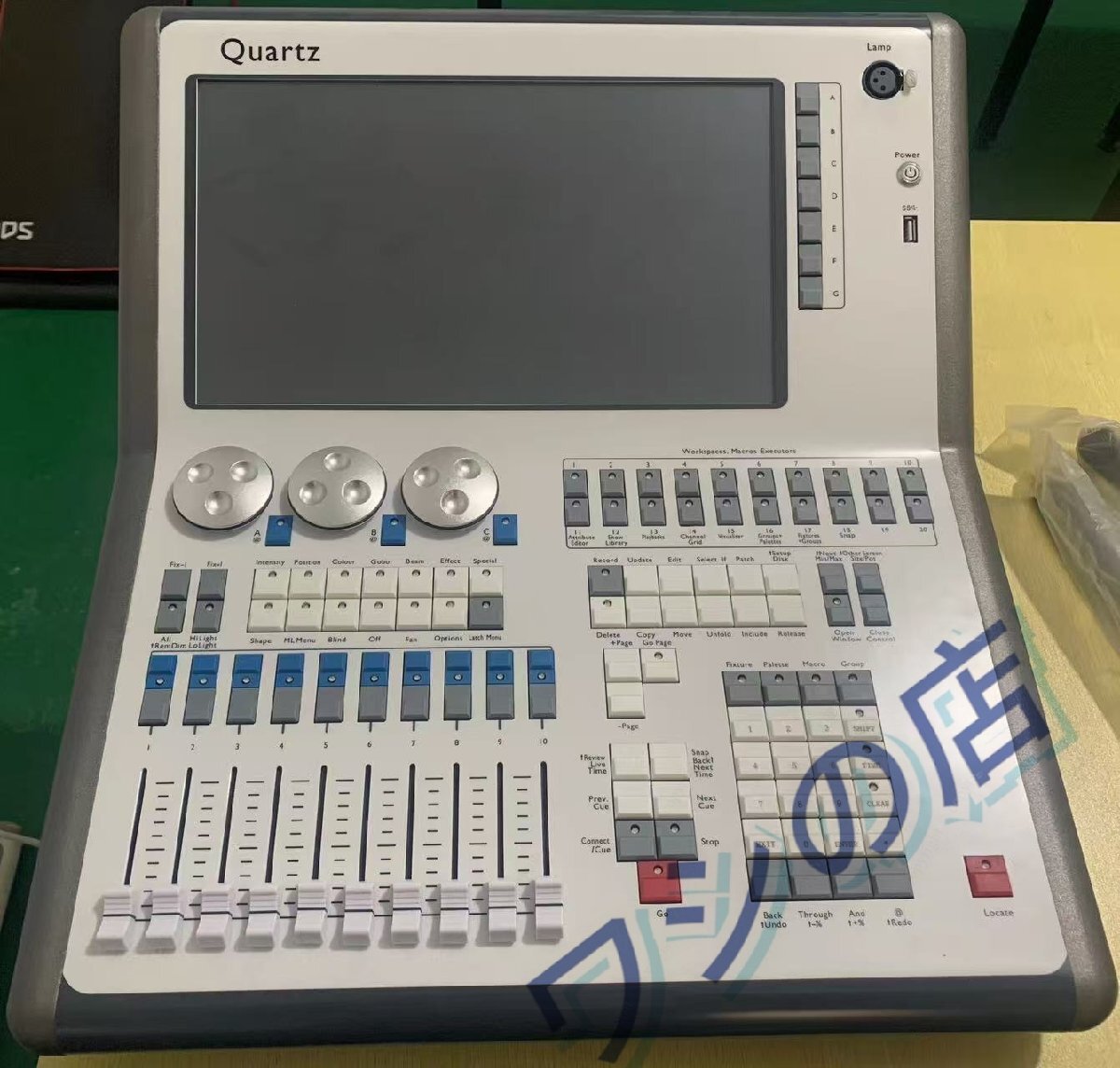 クォーツコンソール DMX512 ライティングコントローラー ビームライト・パーライト対応 ステージライト用コンソール