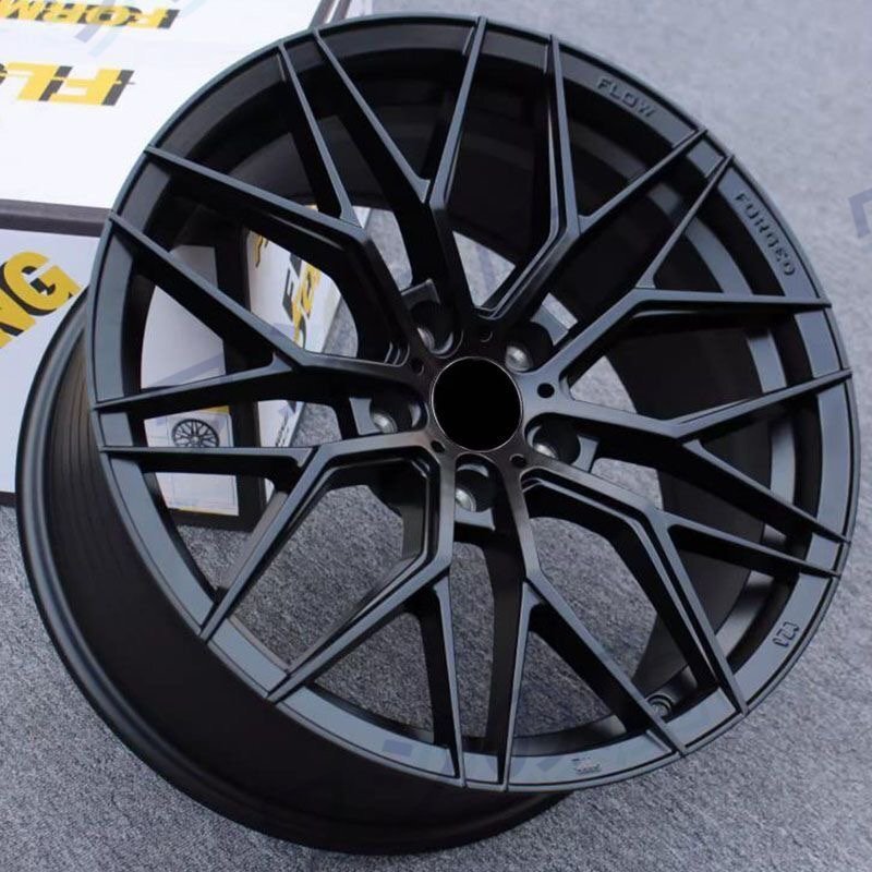 20 インチ 9J PCD112 オフセット 35 マットブラック スポークホイール AUDI BENZ BMW 対応
