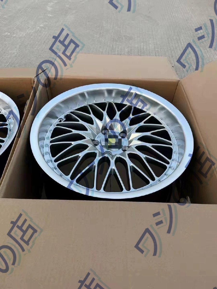 【人気デザイン】19 インチ アルミホイール 4 本セット 8.5J+35 PCD114.3 センターリング付属 多車種対応