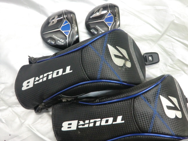 買取入荷◆２個セットヘッド◆ブリヂストン TOUR B 3w5w◆XD-F◆ヘッドカバー付