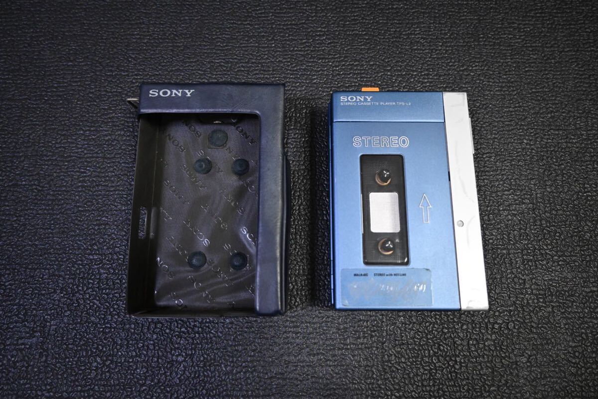 希少美品　現状品　SONY ソニー TPS-L2 初代ウォークマン カセットプレーヤー　ケース付き