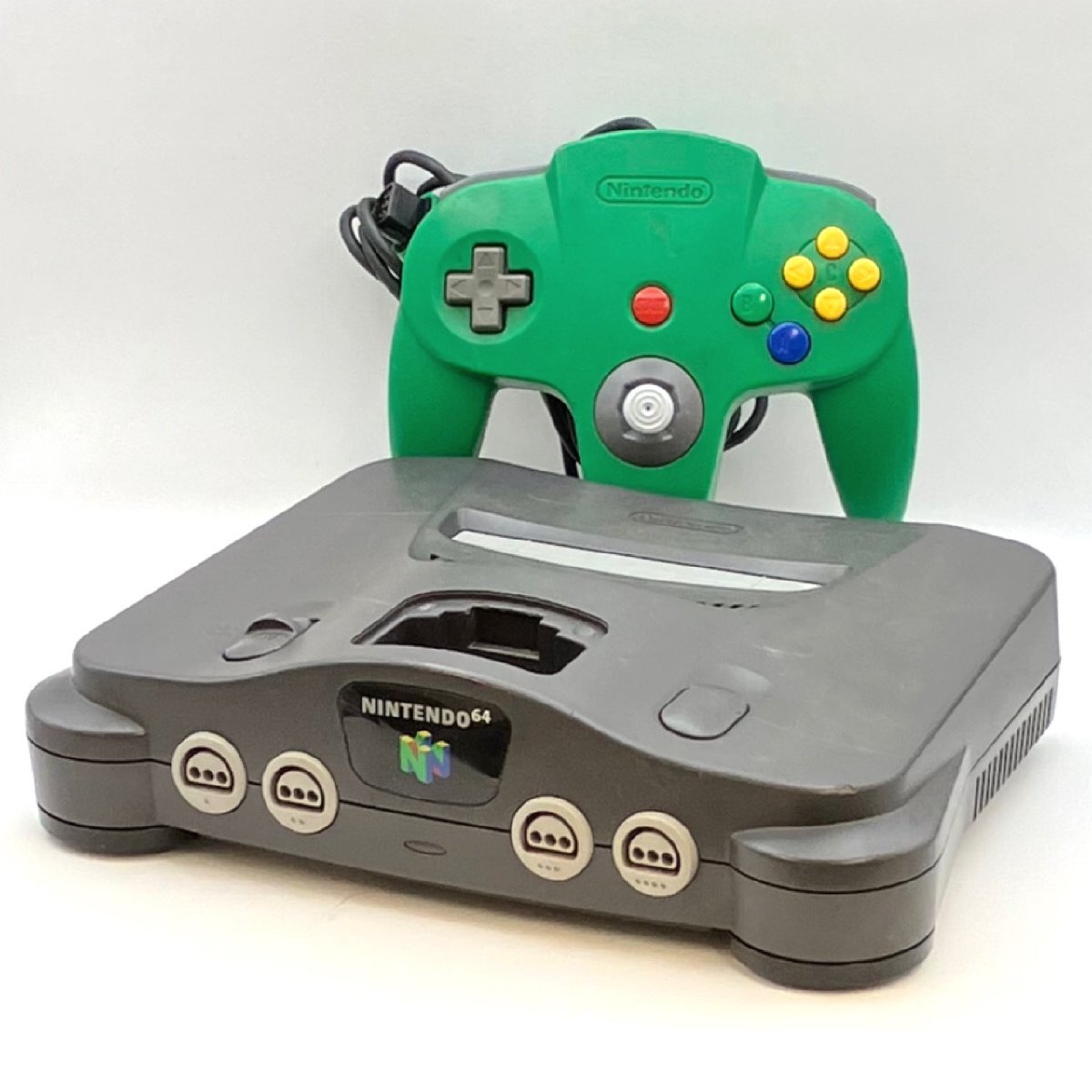 Nintendo/ニンテンドー/任天堂/64/NUS-001/ブラックカラー/付属品付/テレビゲーム/ゲーム/本体/おもちゃ/ジャンク/K006