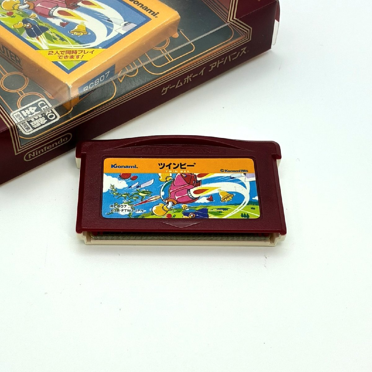 KONAMI/コナミ/ツインビー/Nintendo/任天堂/ニンテンドー/GAMEBOY ADVANCE/GBA/ゲームボーイアドバンス/ソフト/動作確認済/ジャンク/Y007