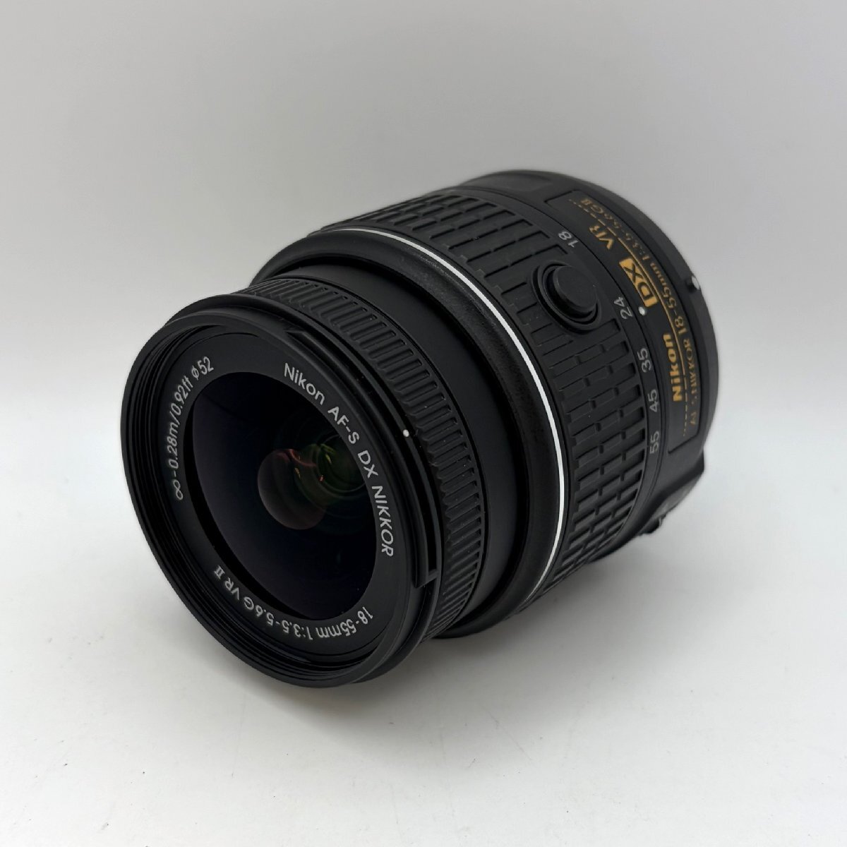 1円～/Nikon/ニコン/AF-S/DX/NIKKOR/18-55mm/F3.5-5.6G/VRⅡ/レンズ/一眼カメラ用/AF/オートフォーカス/動作確認済/ジャンク/N008