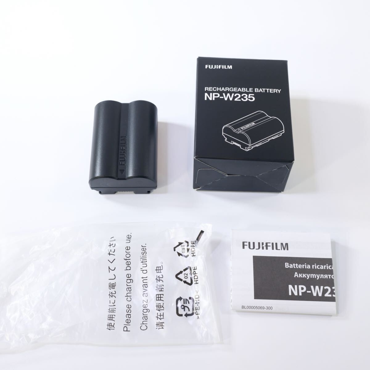 FUJIFILM 充電式バッテリー NP-W235 X-T4、X-T5、X-H2S、X-H2、GFX100II、GFX100S等用